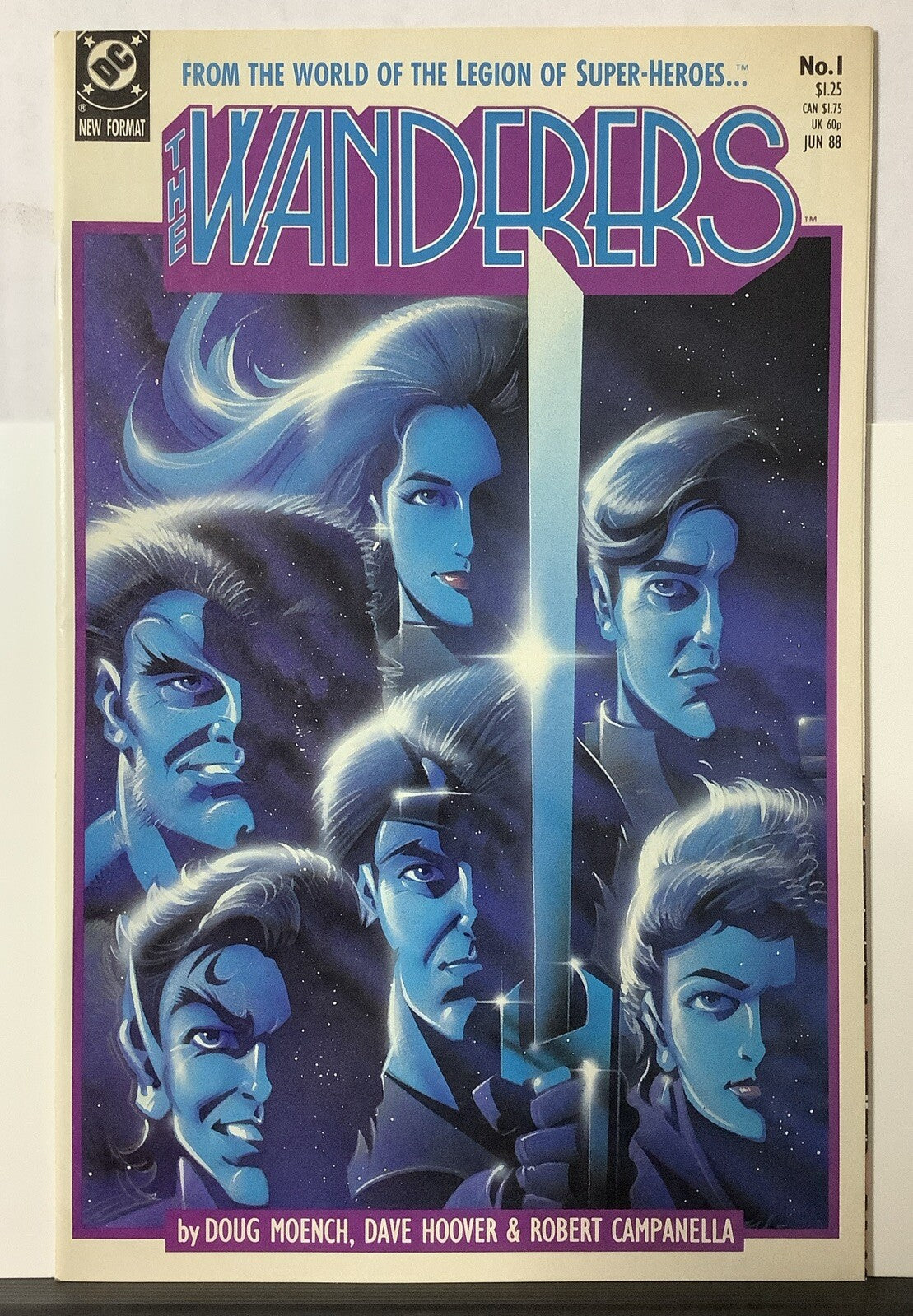 The Wanderers #1 comic book cover (DC Comics 1988)