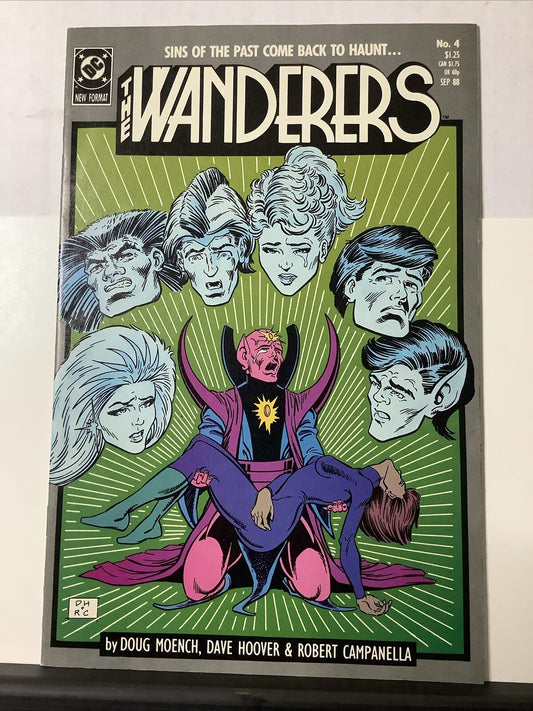 The Wanderers #4 comic book cover (DC Comics 1988)