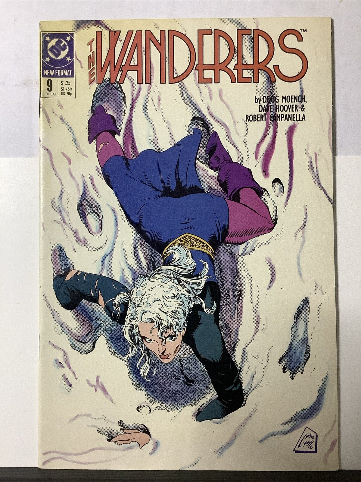 The Wanderers #9 comic book cover (DC Comics 1988)
