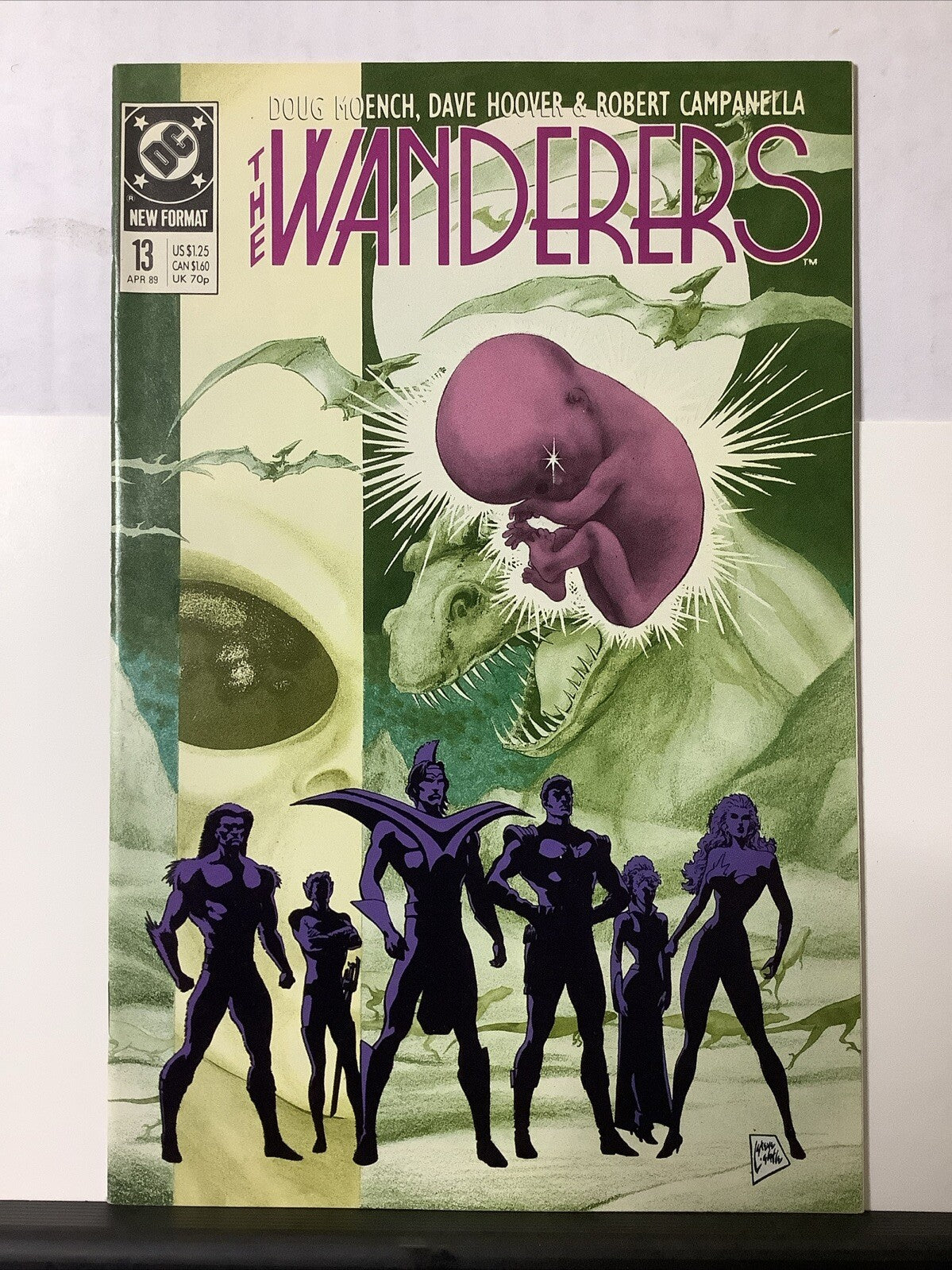 The Wanderers #13 comic book cover (DC Comics 1989)
