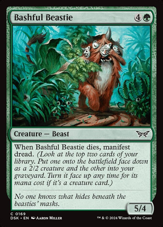 MTG DSK: Bashful Beastie (Creature Beast) 0169 Duskmourn: House of Horror