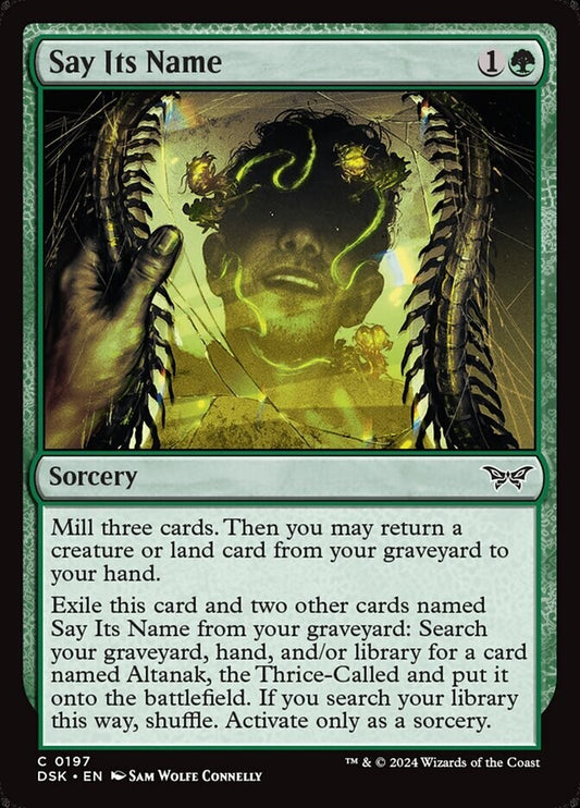 MTG DSK: Say Its Name (Sorcery) 0197 Duskmourn: House of Horror Regular