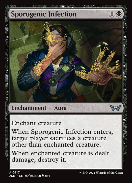 MTG DSK: Sporogenic Infection (Enchantment Aura) Regular Uncommon 0117