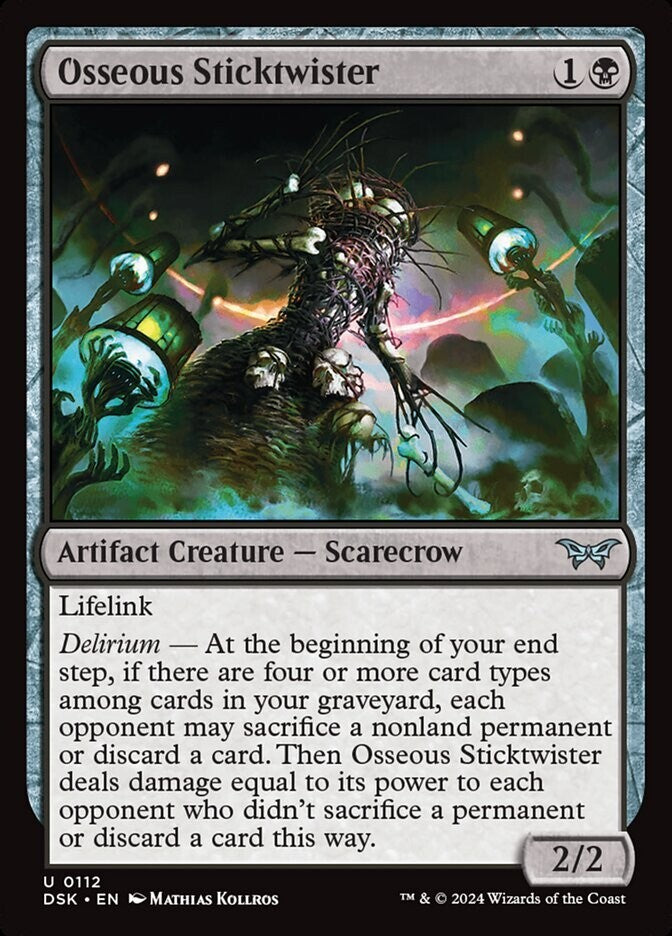 Osseous Sticktwister DSK 112 regular finish Magic the Gathering card