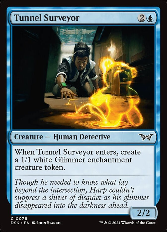 MTG DSK: Tunnel Surveyor (Creature Human Detective) Regular Common 0076