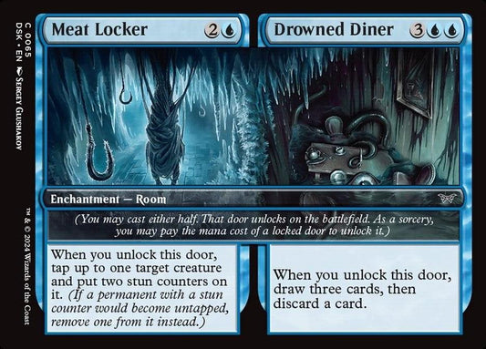MTG DSK: Meat Locker Drowned Diner (Enchantment Room) Regular Common 0065