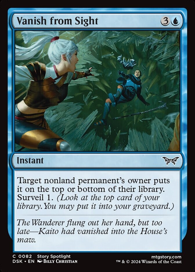 MTG DSK: Vanish from Sight (Instant) Regular Common 0082 Duskmourn