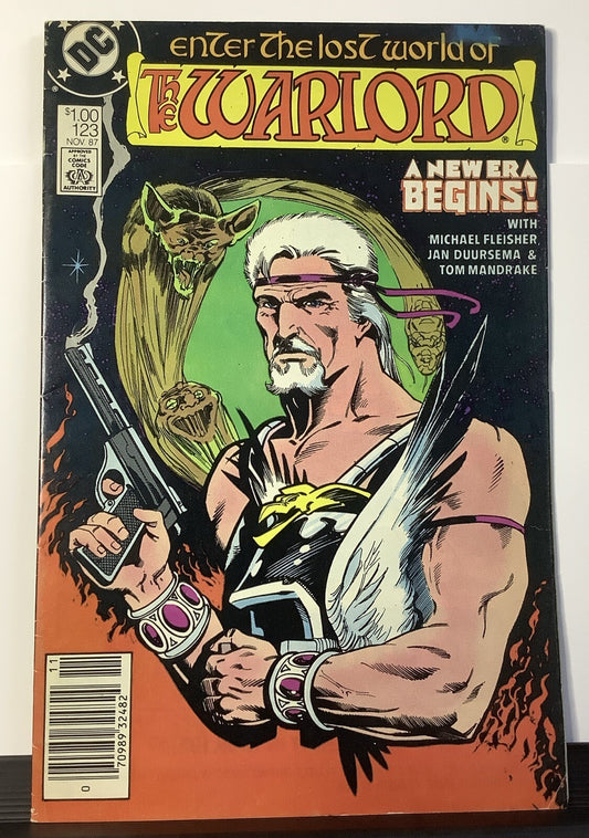 Warlord #123 (1987) – DC Comics Newsstand Edition