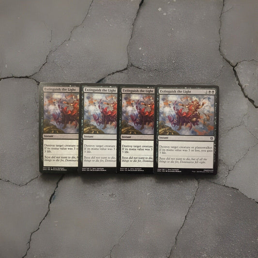 Extinguish the Light DMU 094 x4 regular finish MTG instant playset