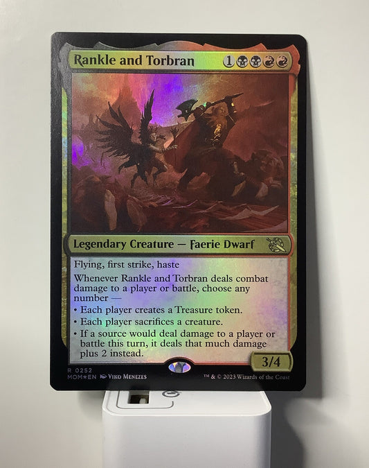 Rankle and Torbran MOM 252 Foil from March of the Machine.