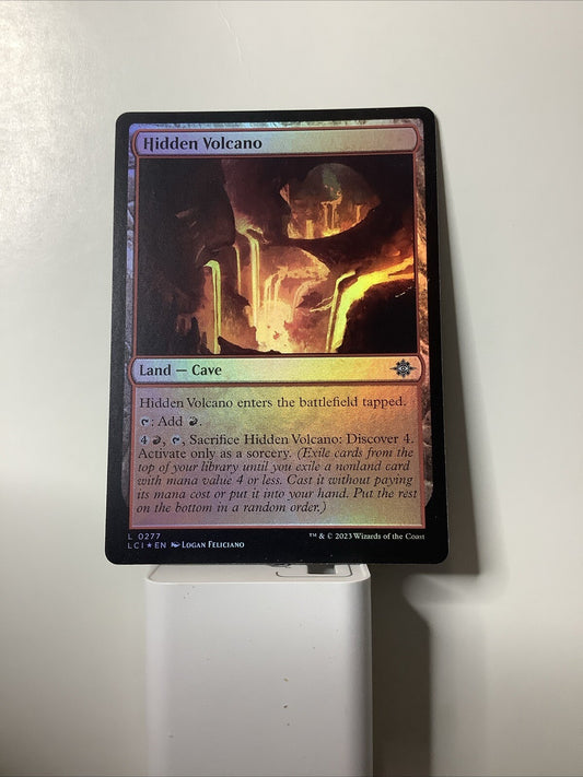 MTG LCI: Hidden Volcano (Land Cave) Lost Cave Of Ixalan 0277 Foil