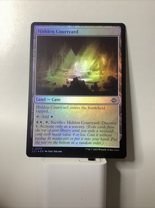 MTG LCI: Hidden Courtyard (Land Cave) Lost Caverns Of Ixalan 0274 Foil