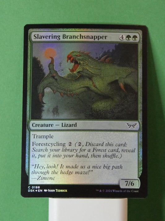 MTG DSK: Slavering Branchsnapper (Creature Lizard) Regular Common Foil 0198
