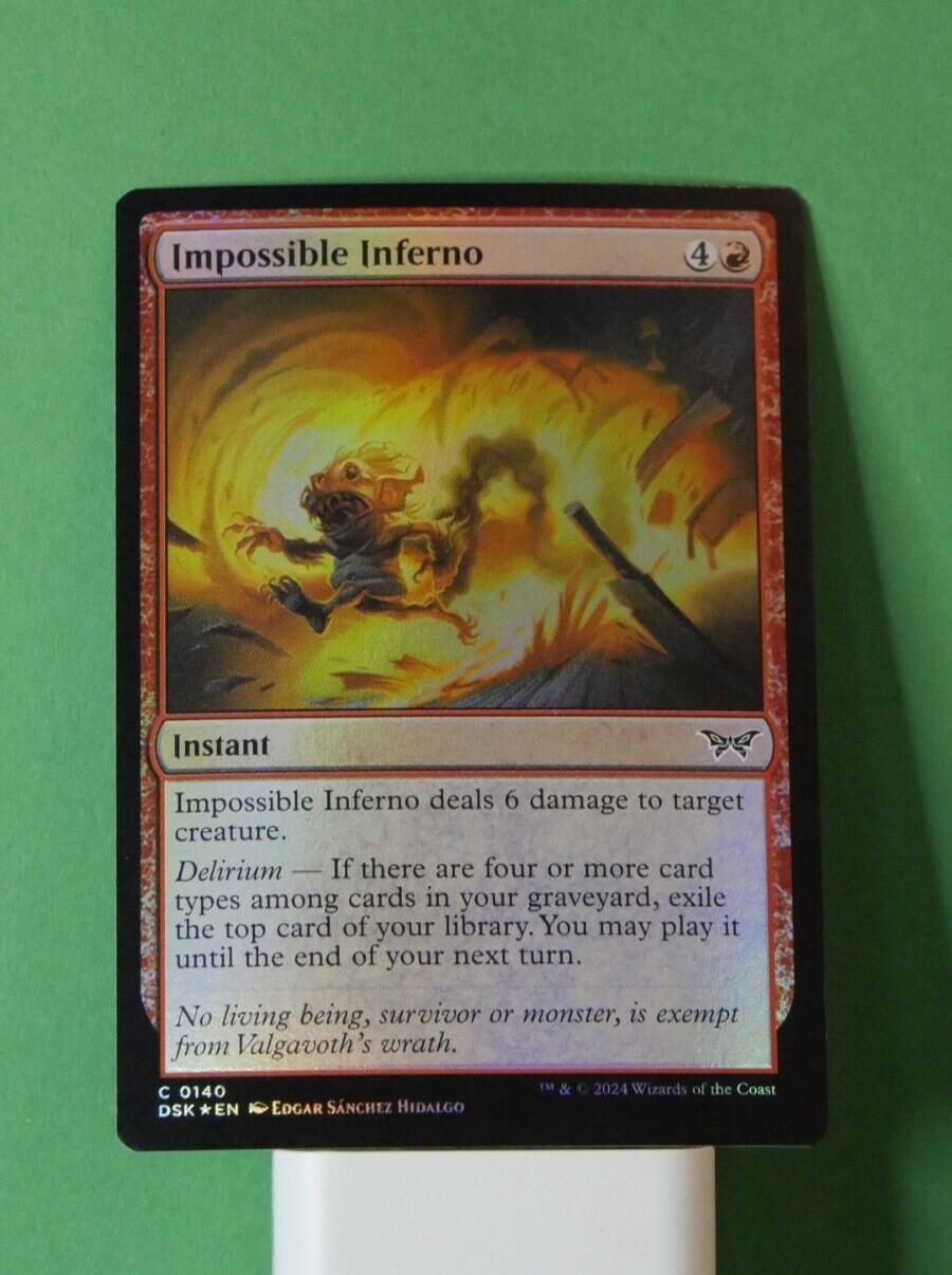 Impossible Inferno DSK 140 Foil MTG card DM Vault Co.