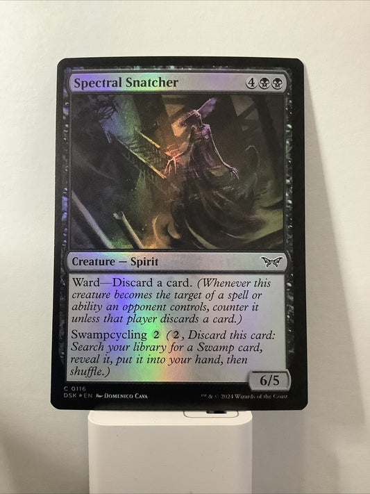 Spectral Snatcher foil MTG Spirit creature card Duskmourn House of Horror