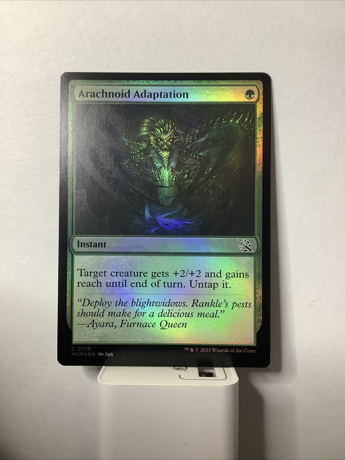 Arachnoid Adaptation MOM 175 Foil from March of the Machine.