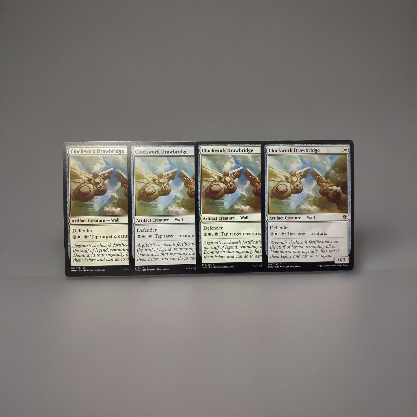 Clockwork Drawbridge x4 Playset DMU #13 Regular from Dominaria United.