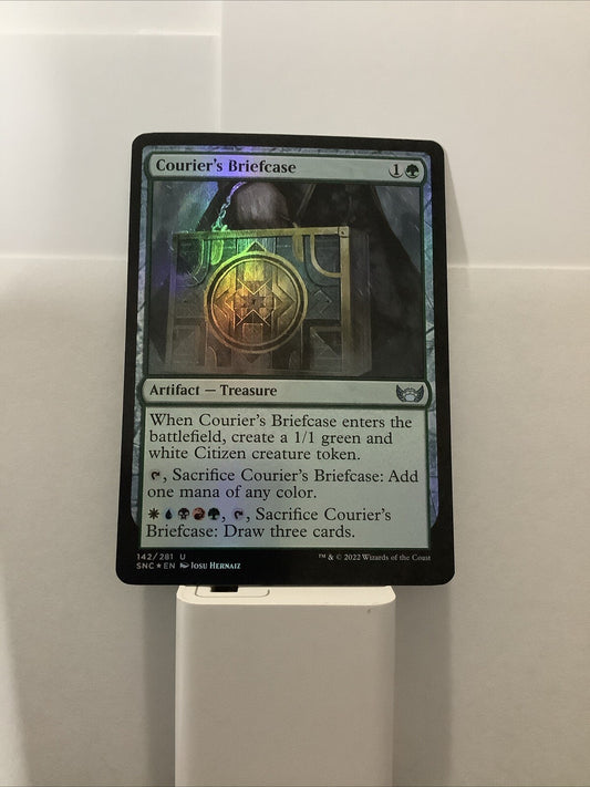 MTG SNC: Courier's Briefcase (Artifact Treasure) Streets of New Capenna Foil 142