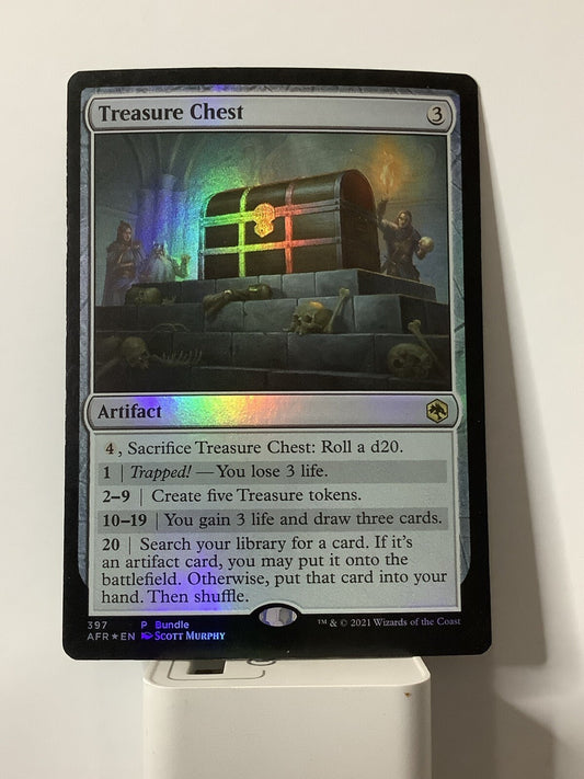 Treasure Chest – AFR Promo Foil 397 Magic: The Gathering artifact card

