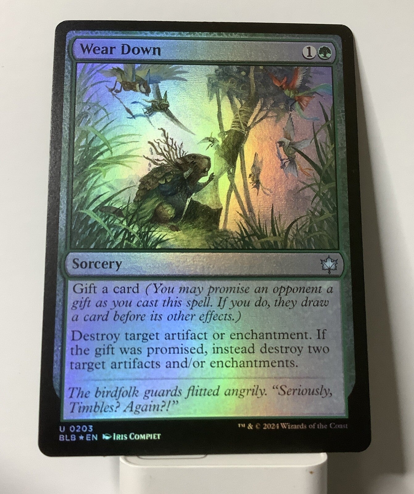 MTG BLB: Wear Down (Sorcery) Uncommon 203 Bloomburrow Foil