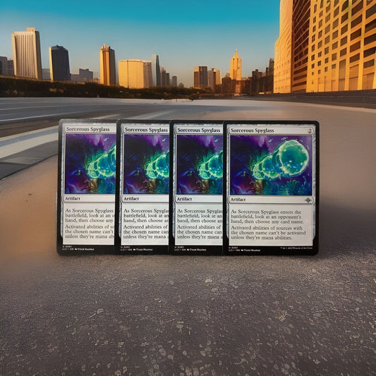 MTG LCI: X4 Sorcerous Spyglass (Artifact) The Lost Caverns of Ixalan Regular 261