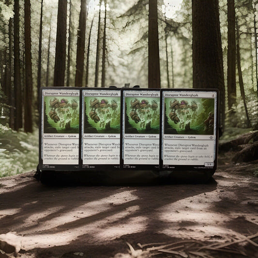 Disruptor Wanderglyph LCI 253 x4 playset Regular MTG cards DM Vault Co.