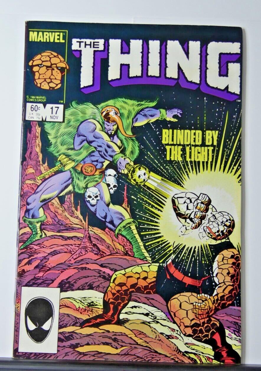 The Thing #17 comic book cover (Marvel Comics 1984)
