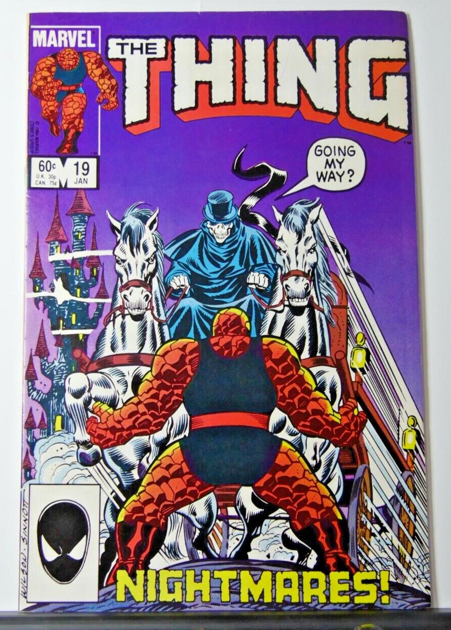 The Thing #19 comic book cover (Marvel Comics 1985)
