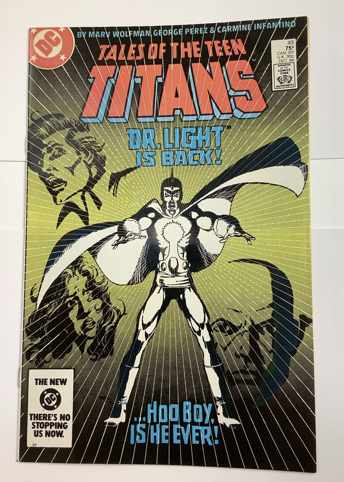 Tales of the Teen Titans 49 1984 DC comic Doctor Light cover