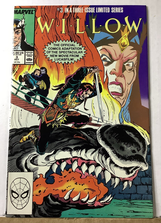 Willow #3 (1988) — Marvel Direct Edition, Bob Hall Cover and Pencils