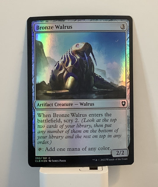 Bronze Walrus — Commander Legends Battle for Baldur's Gate — Foil Common — 302
