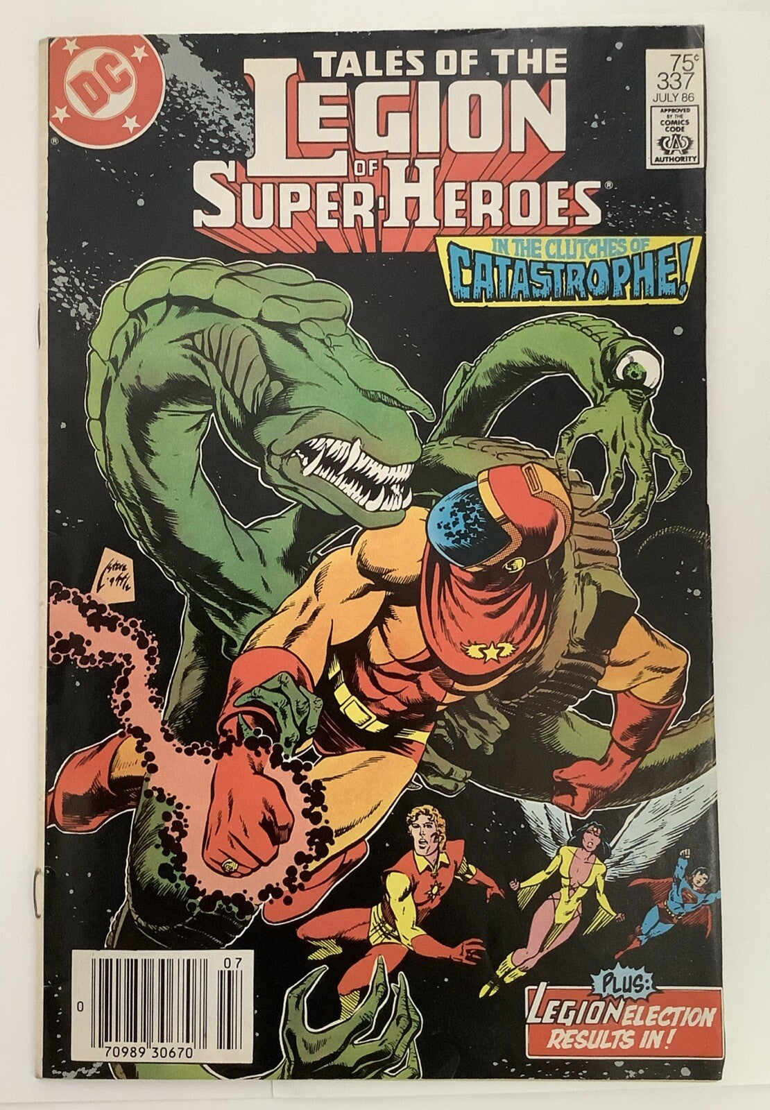 Tales of the Legion of Super-Heroes #337 (1986) — Newsstand Edition — DC Comics
