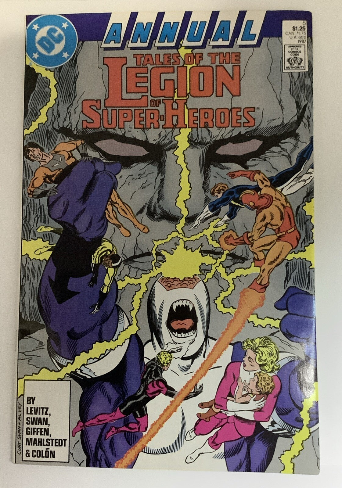 Tales of the Legion of Super-Heroes Annual #5 (1987) — Direct Edition — DC Comics
