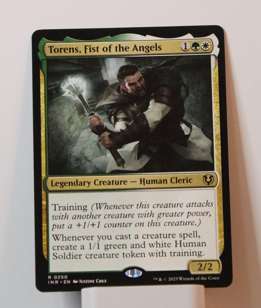 Toren Fist of the Angels INR 0250 MTG Rare Legendary Human Cleric Regular Finish