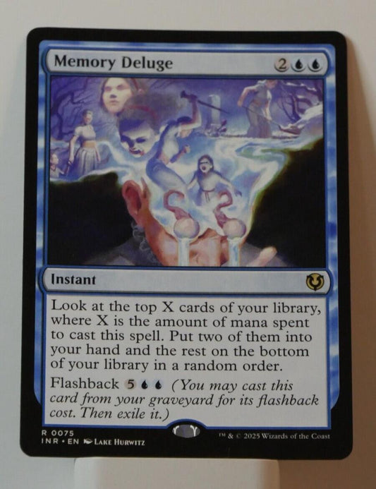 Memory Deluge INR 075 regular finish MTG card front