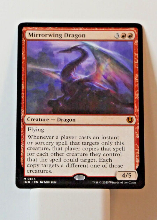 Mirrorwing Dragon Magic the Gathering Innistrad Remastered mythic rare Dragon creature card