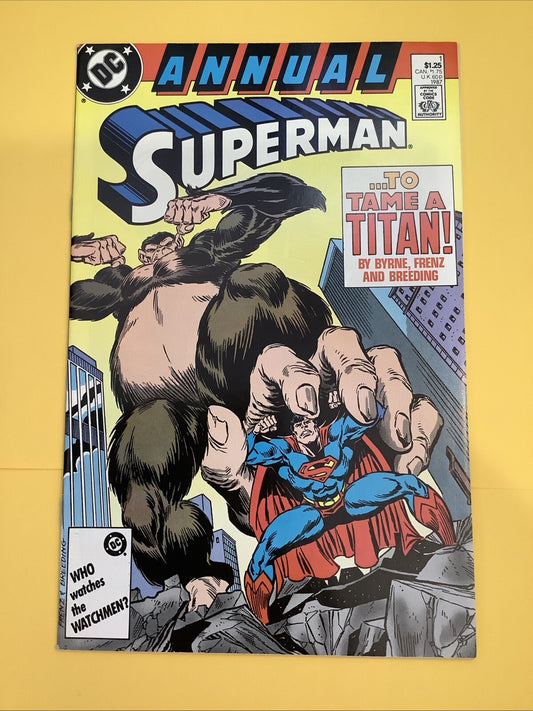 Superman Annual #1 — DC Comics — August 1987 — Direct Edition
