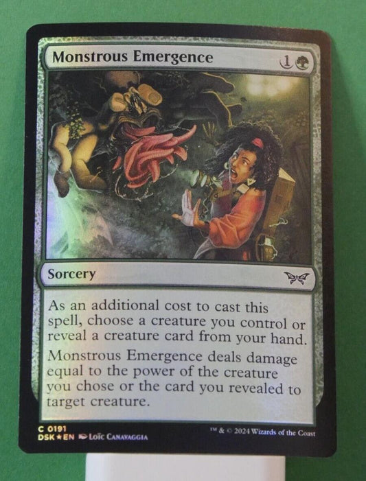 MTG DSK: Monstrous Emergence Duskmourn: House of Horror Regular Common Foil 191