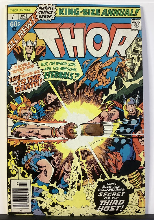 Thor Annual #7 comic cover (Marvel Comics 1978)
