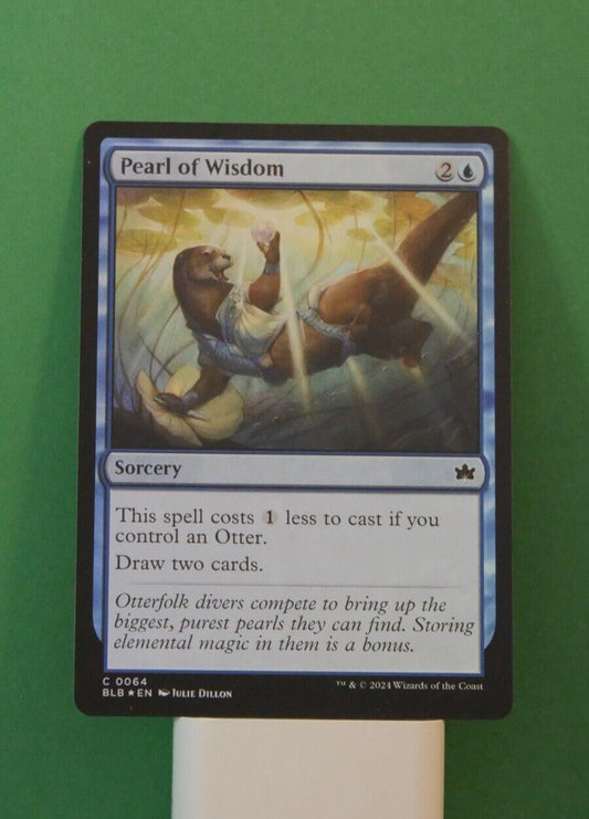 Pearl of Wisdom Foil BLB #64 MTG DM Vault Co