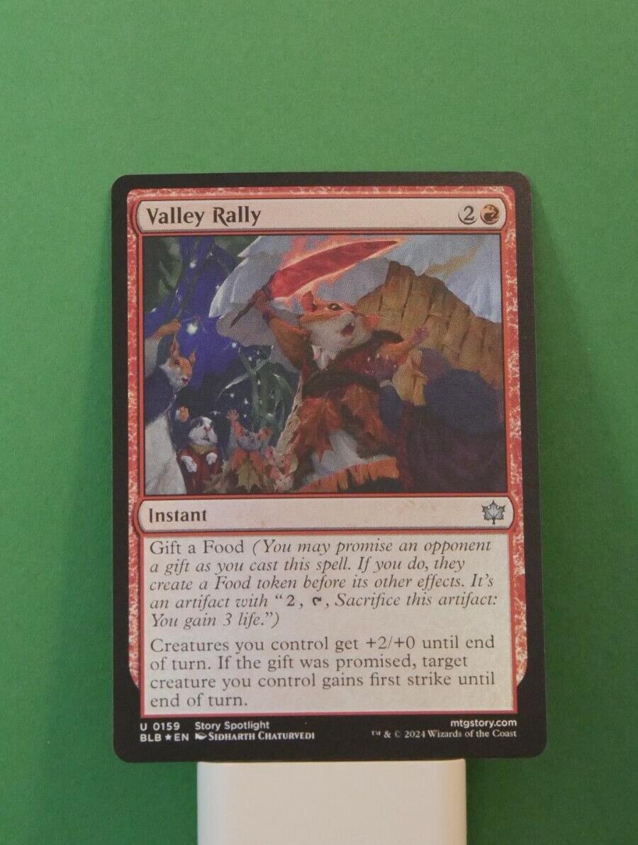 Valley Rally BLB 159 Foil from Bloomburrow.