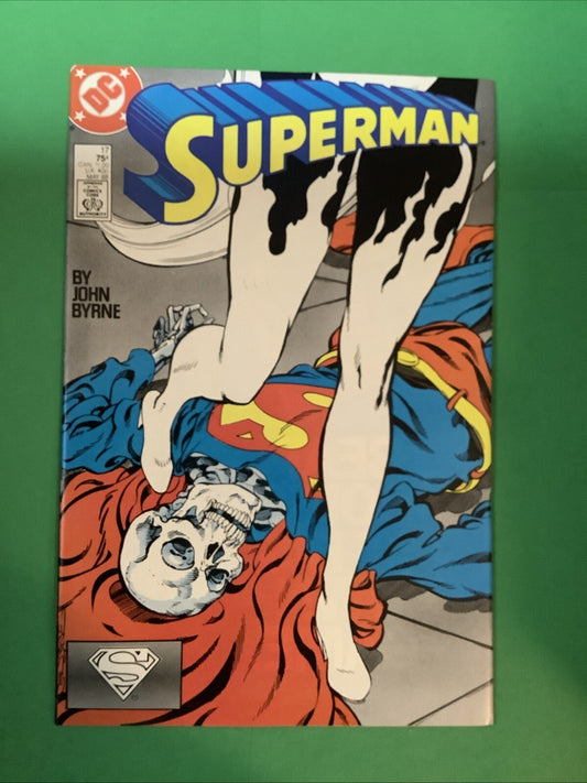 Superman #17 — DC Comics — May 1988 — Skeleton Cover — Direct Edition
