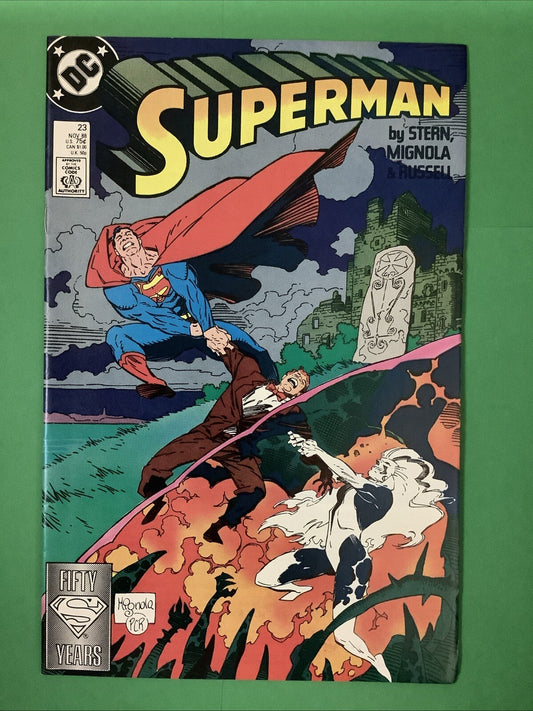 Superman #23 1988 DC Comics hostage cover