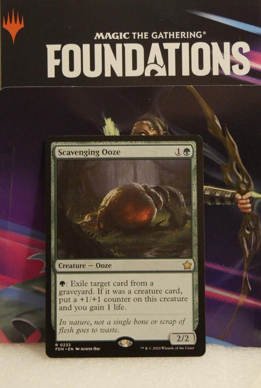 MTG FDN: Scavenging Ooze (Creature Ooze) Foundations Regular Rare 0232