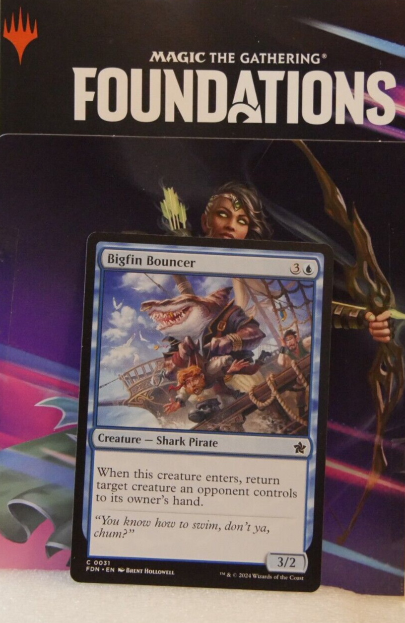 MTG Foundations FDN Blue Commons Uncommons You Pick Choose Your Card