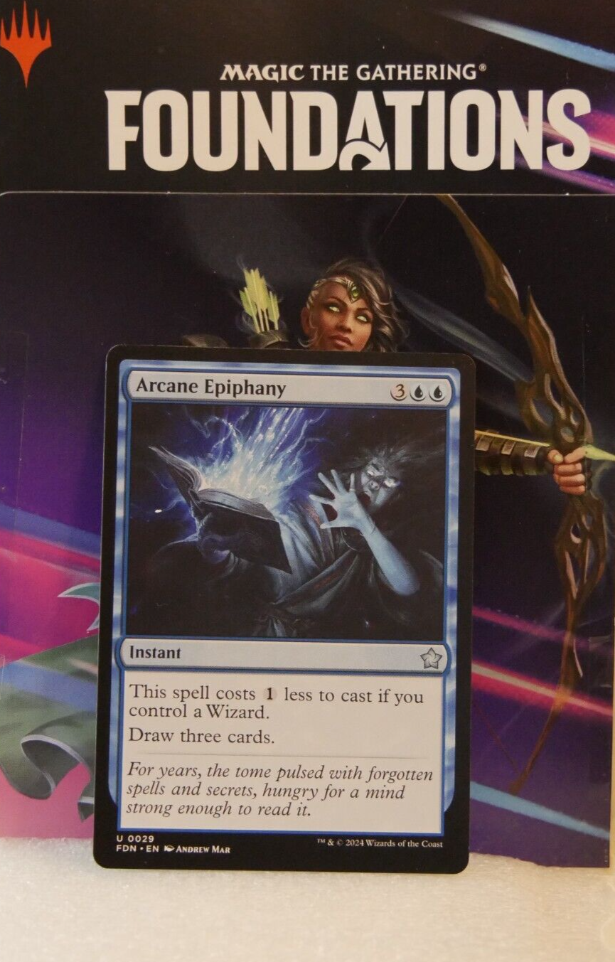 MTG Foundations FDN Blue Commons Uncommons You Pick Choose Your Card