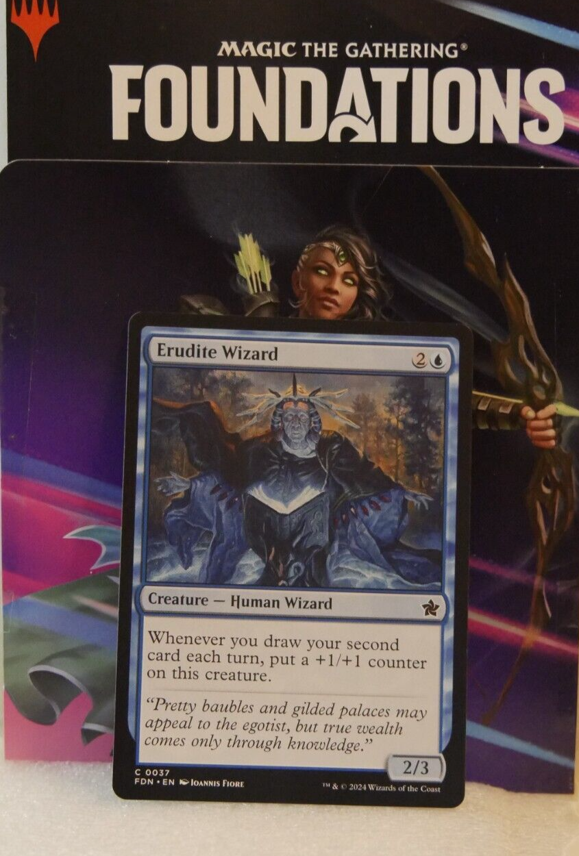MTG Foundations FDN Blue Commons Uncommons You Pick Choose Your Card