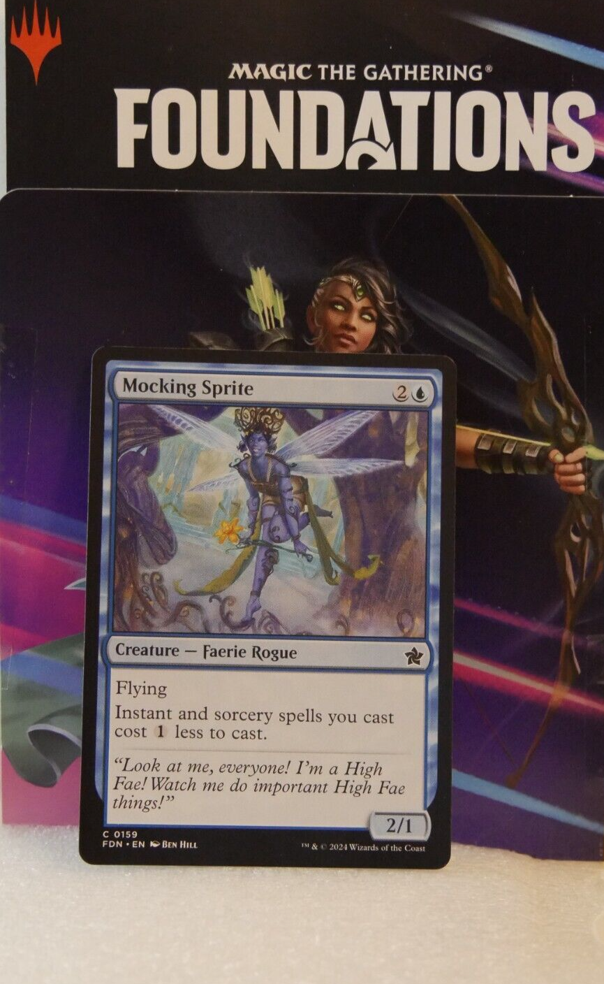 MTG Foundations FDN Blue Commons Uncommons You Pick Choose Your Card