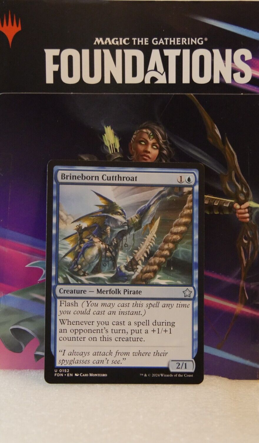 MTG Foundations FDN Blue Commons Uncommons You Pick Choose Your Card