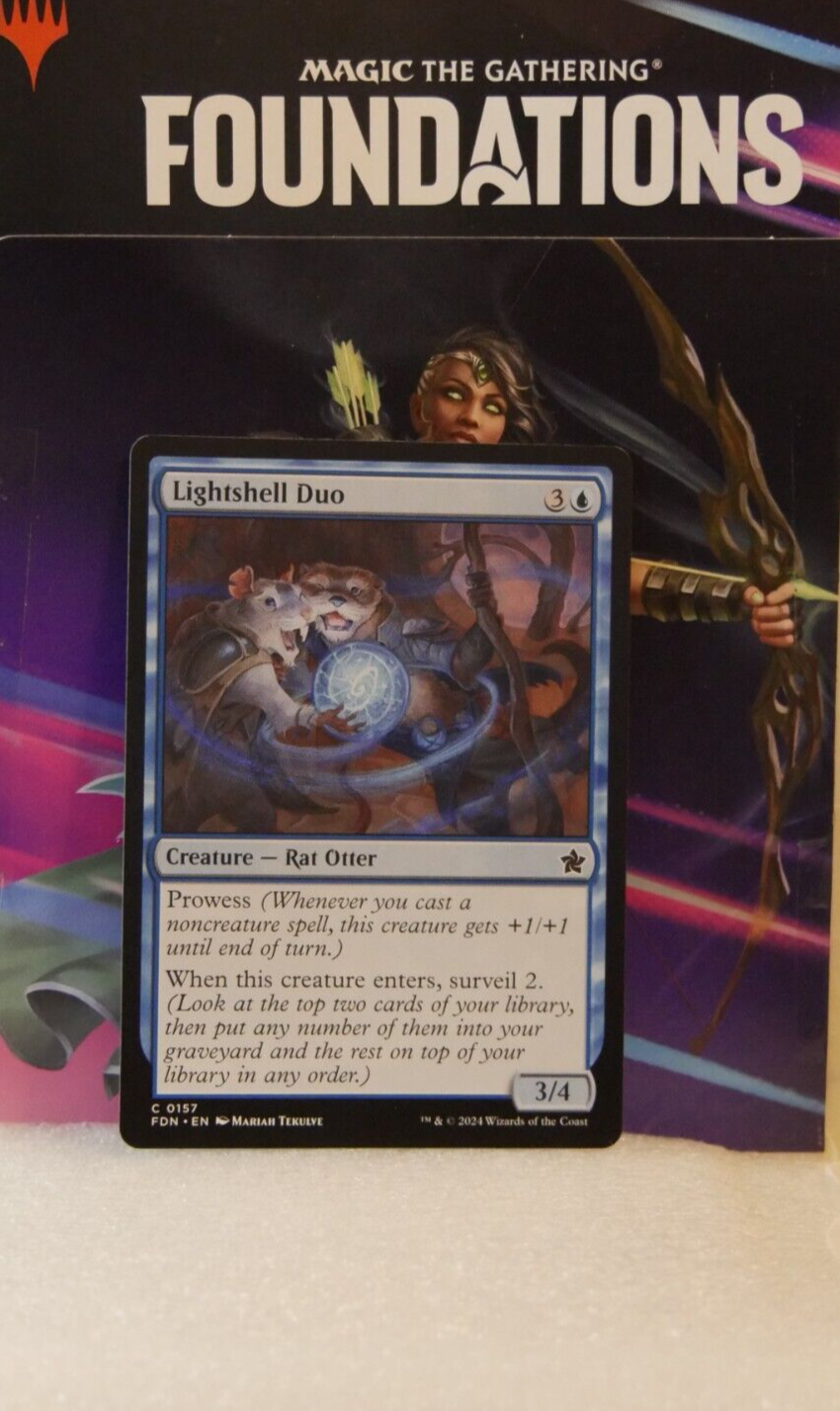 MTG Foundations FDN Blue Commons Uncommons You Pick Choose Your Card